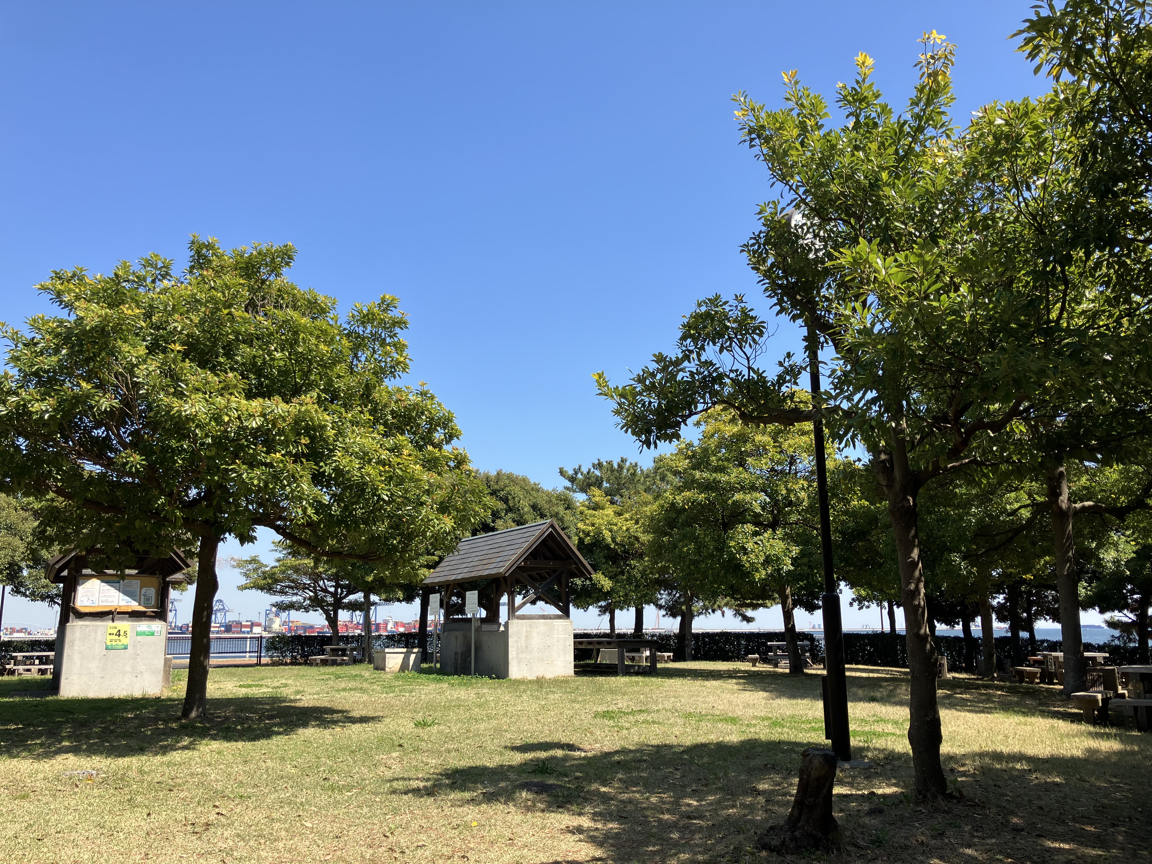 第二キャンプ場の広場